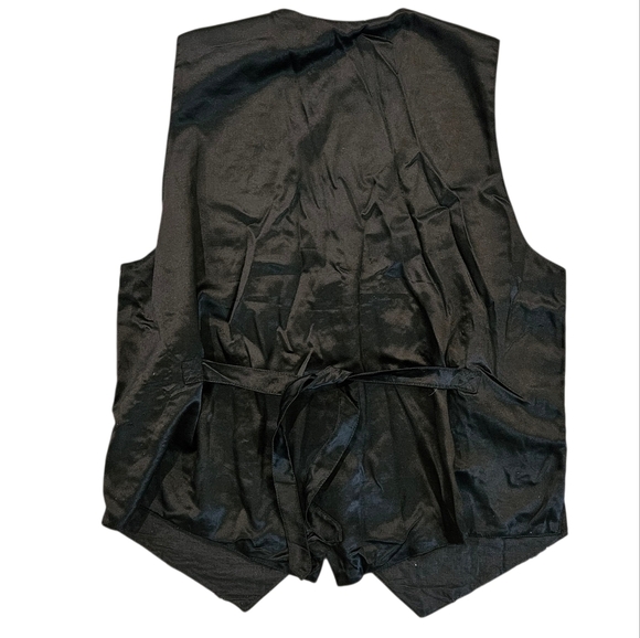 VINTAGE 80s Fashion Fantasy Full Sequin Christmas Santa Claus Tree Vest One Size - Picture 2 of 7